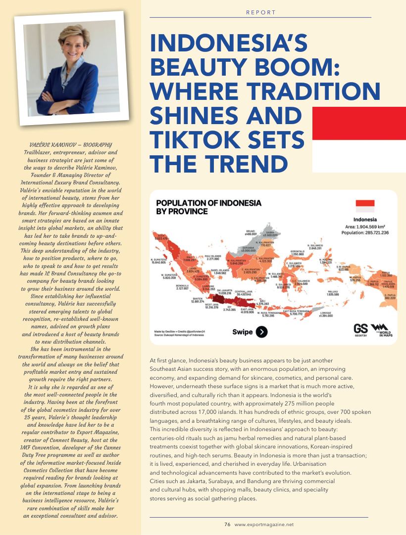 Export Magazine, Indonesia’s beauty boom: page 2 of 6