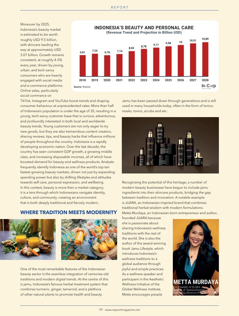 Export Magazine, Indonesia’s beauty boom: page 3 of 6