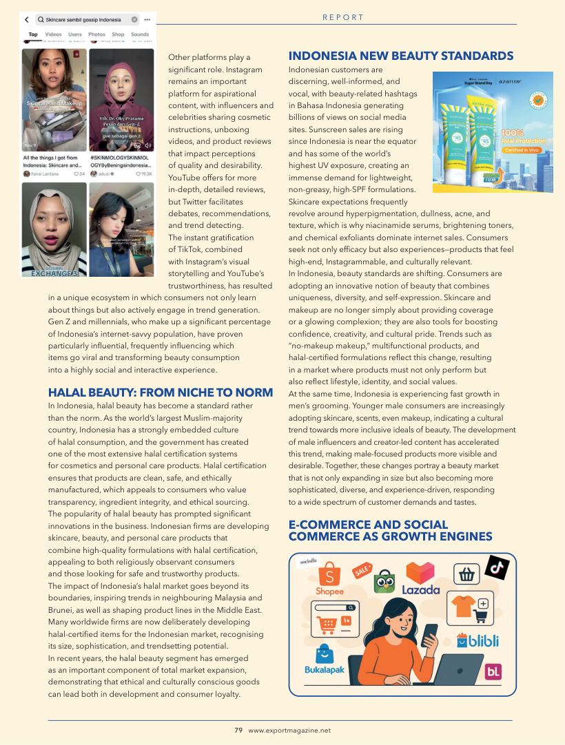 Export Magazine, Indonesia’s beauty boom: page 5 of 6