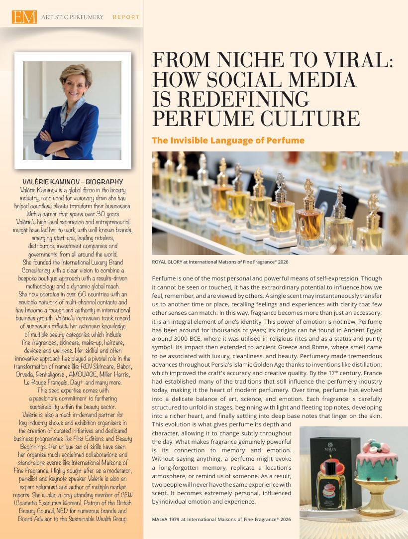 Export Magazine, From niche to viral: perfume culture: page 2 of 5