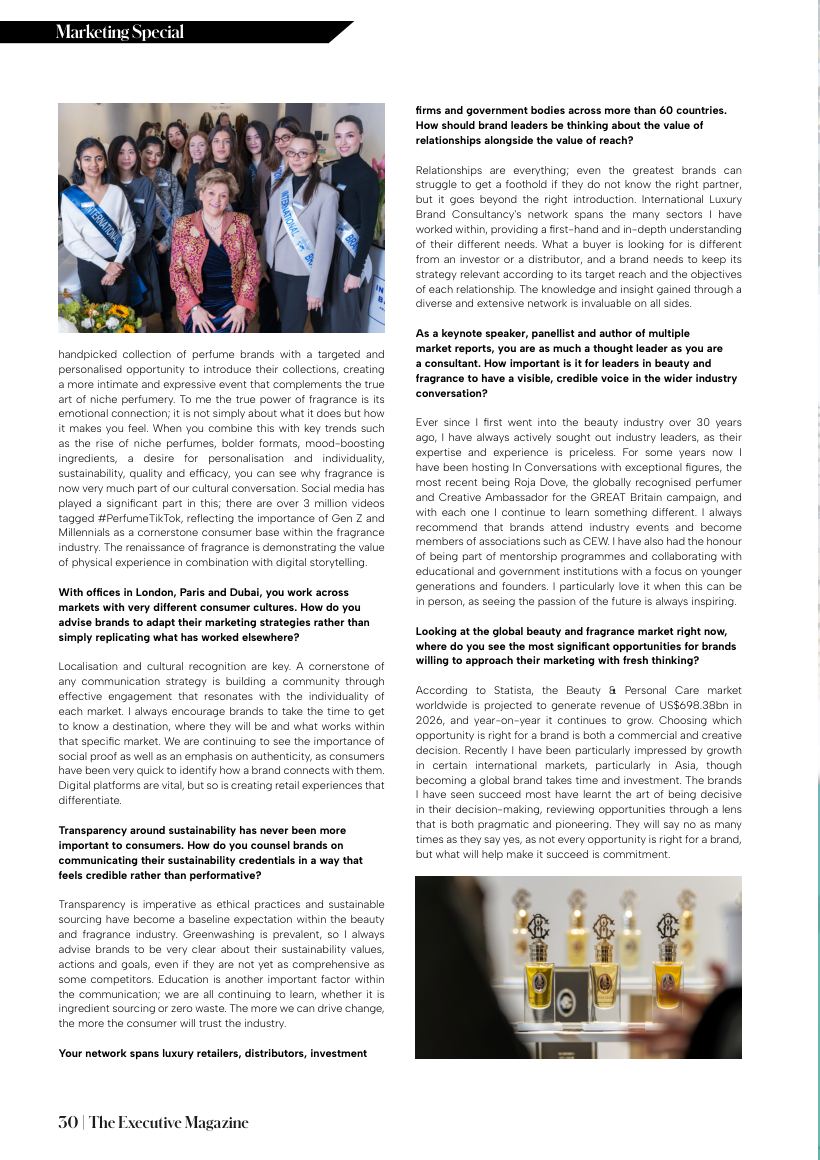 The Executive Magazine, Exclusive interview: Valérie Kaminov: page 6 of 7