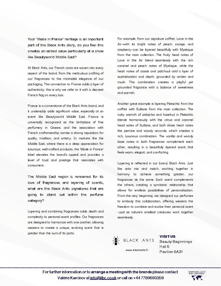 Next in Beauty, In Conversation: Black Ants: page 4 of 4