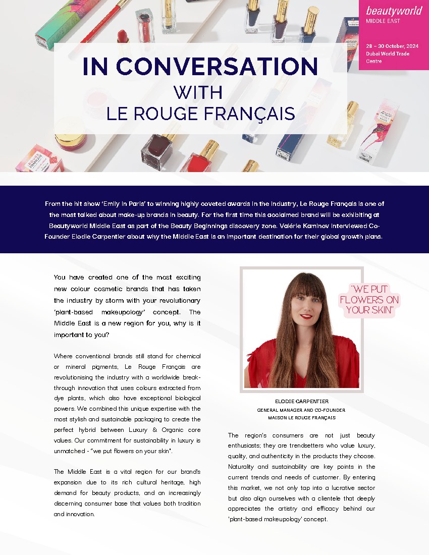 Next in Beauty, In Conversation: Le Rouge Français: page 1 of 2