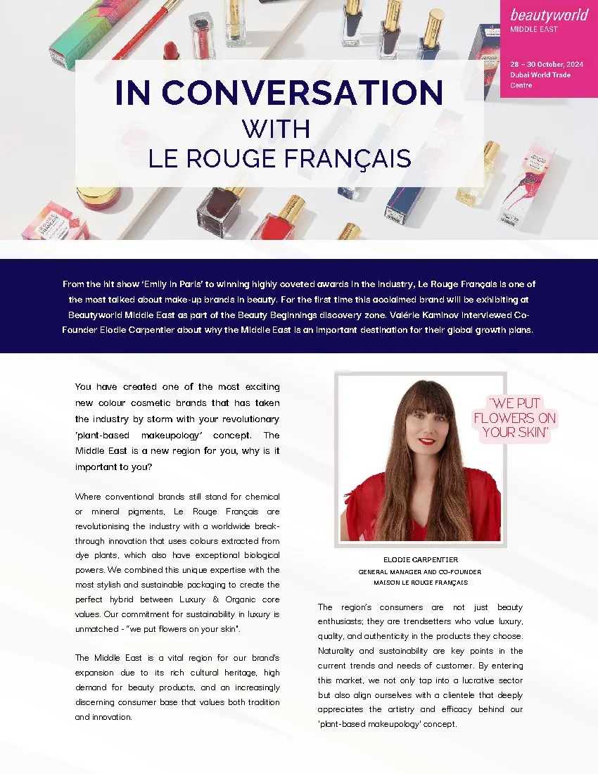 Next in Beauty,In Conversation: Le Rouge Français:第1页,共2页