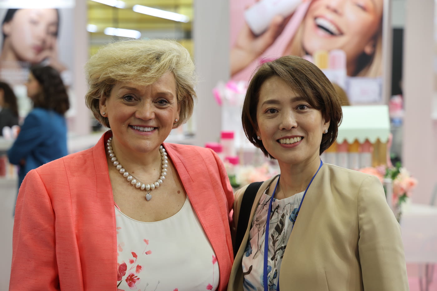 On the ground at Beautyworld Tokyo