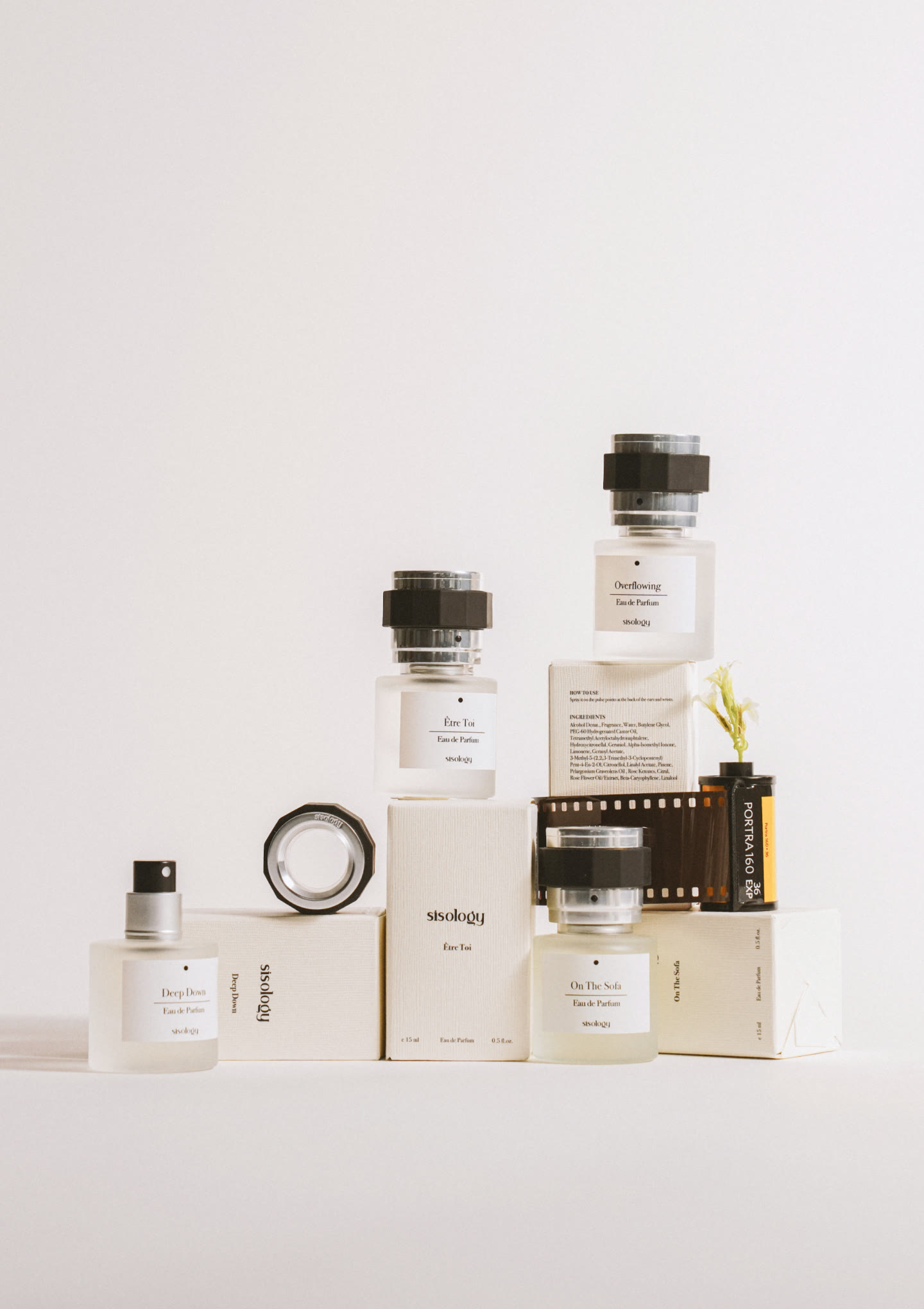 The collection, photographed by the house