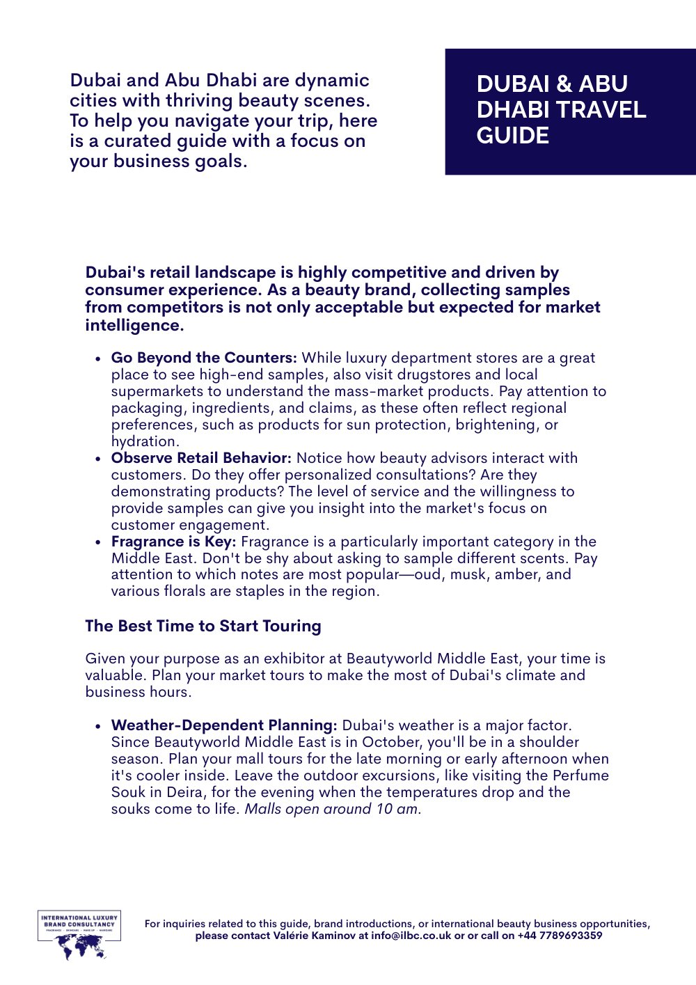 Dubai & Abu Dhabi Travel Guide: preview page 1 of 2